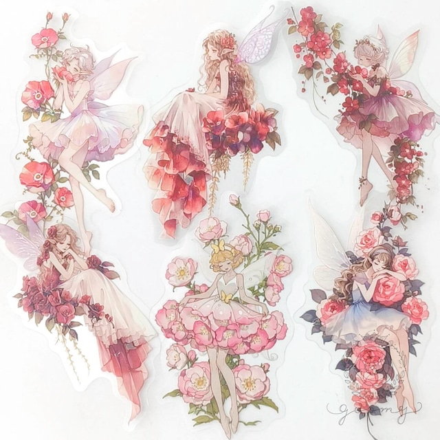 イラストシール Flower Fairy 6 <S1400>