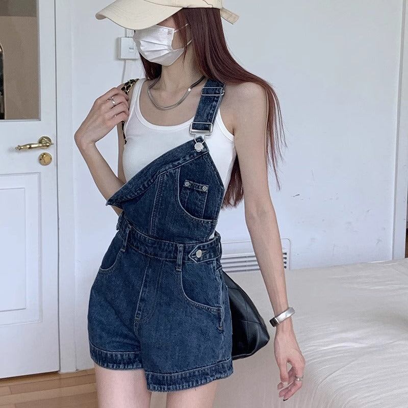 オーバーオール サロペット 半ズボン minana / サロペット デニム