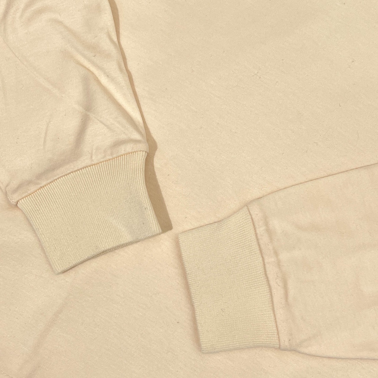 Black & White ブラックアンドホワイト ハーフジップ 天竺 ポロシャツ 2/アイボリー レディース ゴルフ