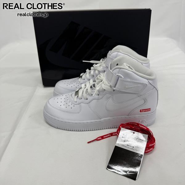 未使用】Supreme×NIKE/シュプリーム×ナイキ AIR FORCE 1 MID SP/エア