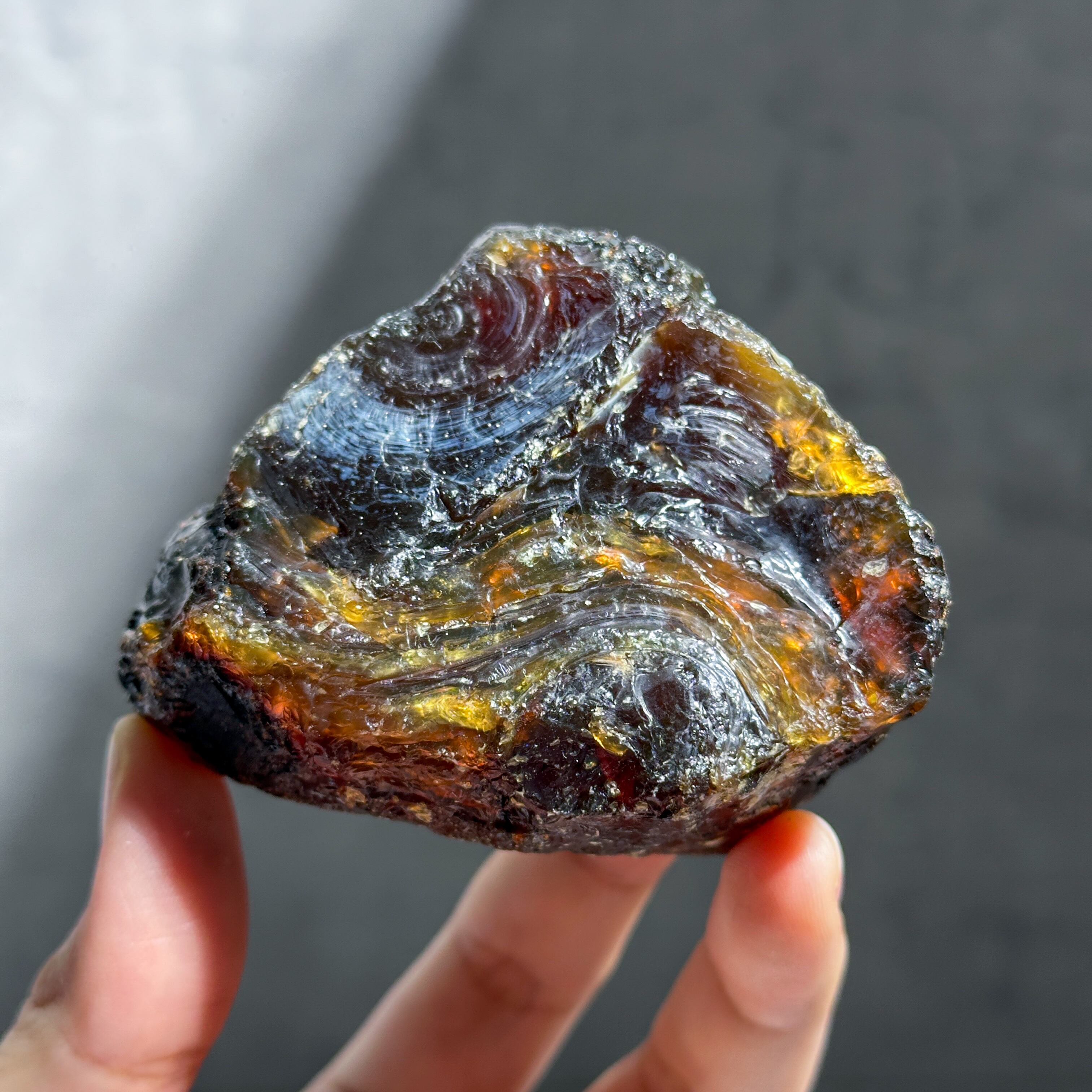 天然琥珀ブルーアンバー51◇Blue Amber ◇ 天然石・鉱石