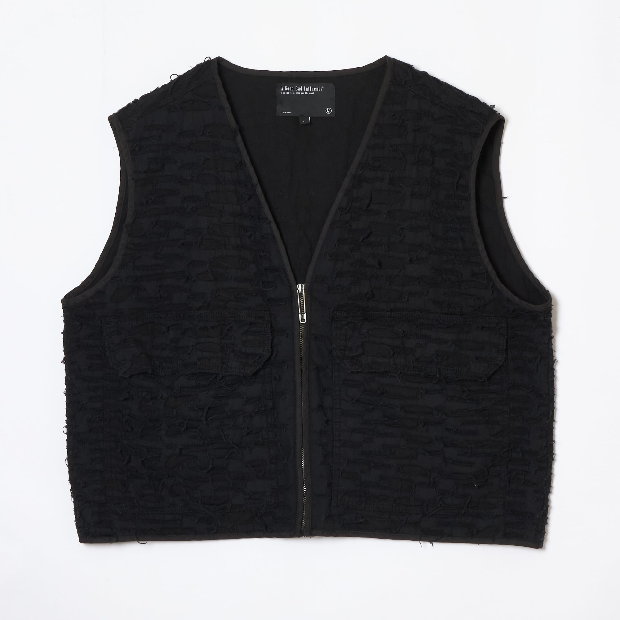 WOOLRICH animal check pattern fleece vest sizeL 【ウールリッチ