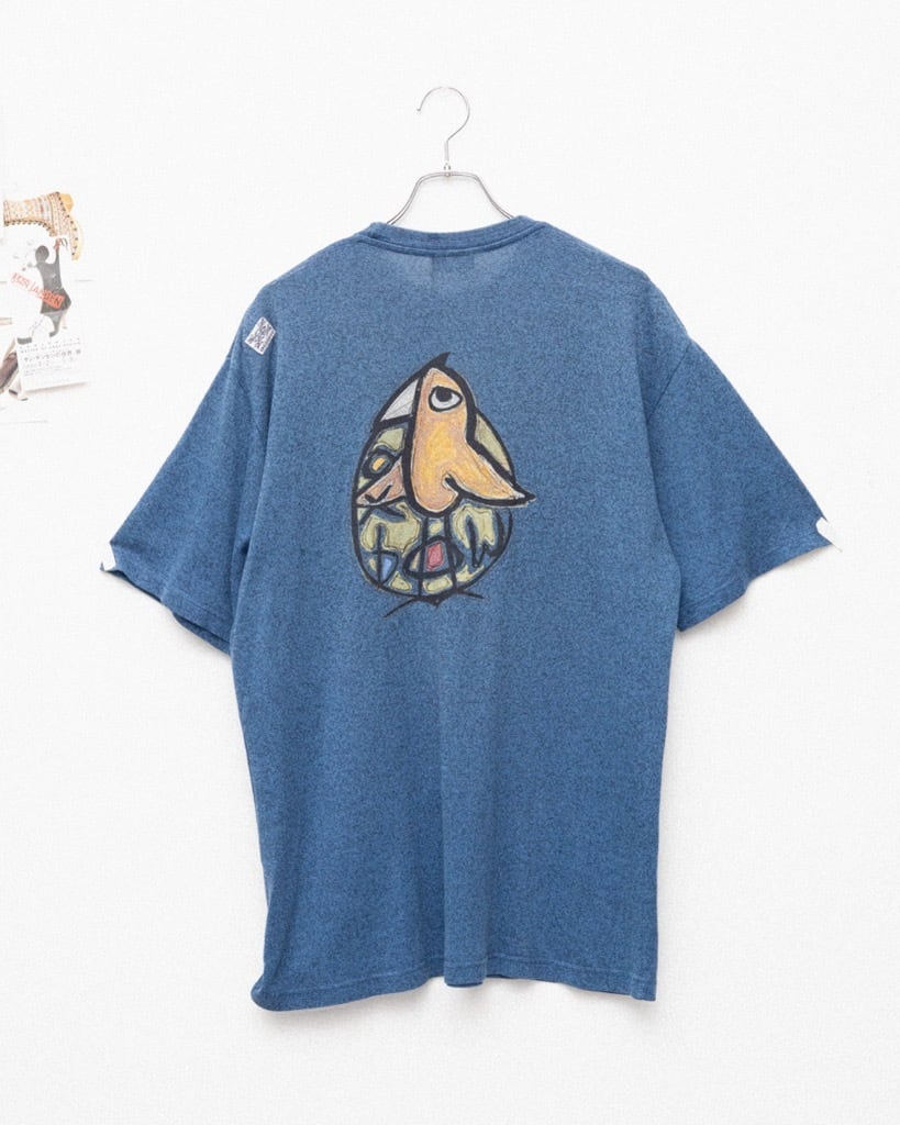 1990s OXBOW Print T-shirt Jaspe | Memory Memento Remembrance
