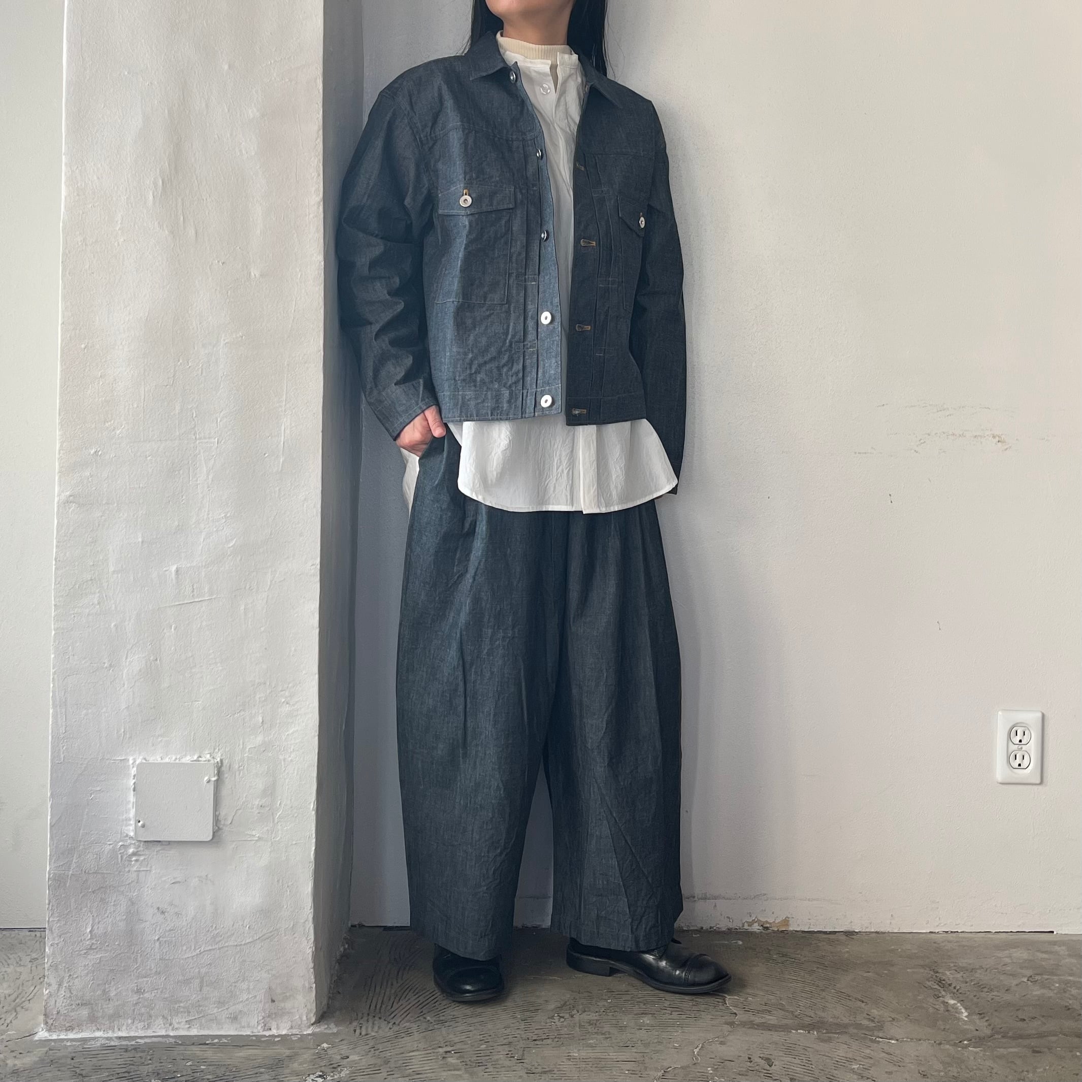 Yarmo Indigo Chambray Work Jacket (インディゴシャンブレーワークジャケット)