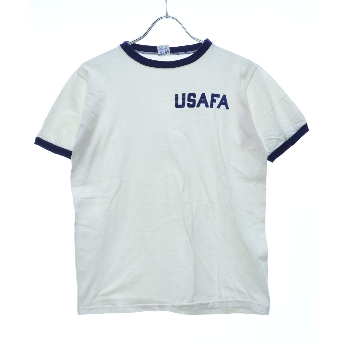 CHAMPION / チャンピオン 80s トリコタグ USAFA リンガー半袖Tシャツ