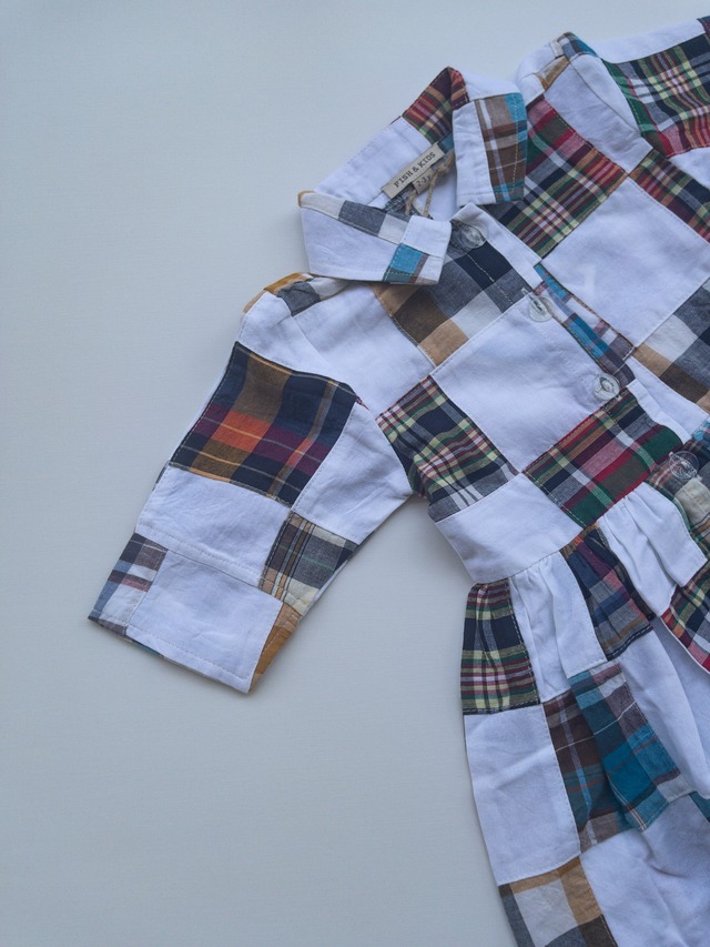 《即納》outlet FISH&KIDS/ PATCHWORK MIDI DRESS