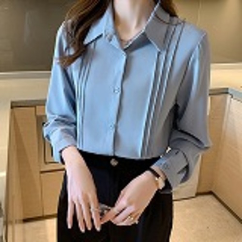 【大きいサイズM-4XL】【秋冬新作】ファッションワイシャツ♪全4色◆#sthov-297277