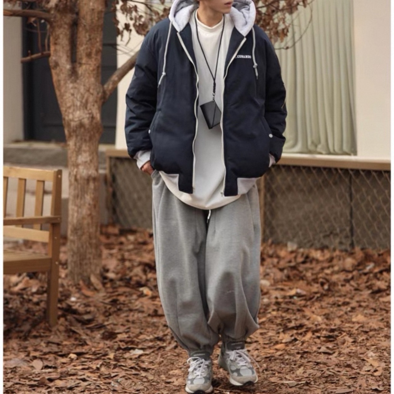 Relaxed fit balloon sweatpants 0518 - 8