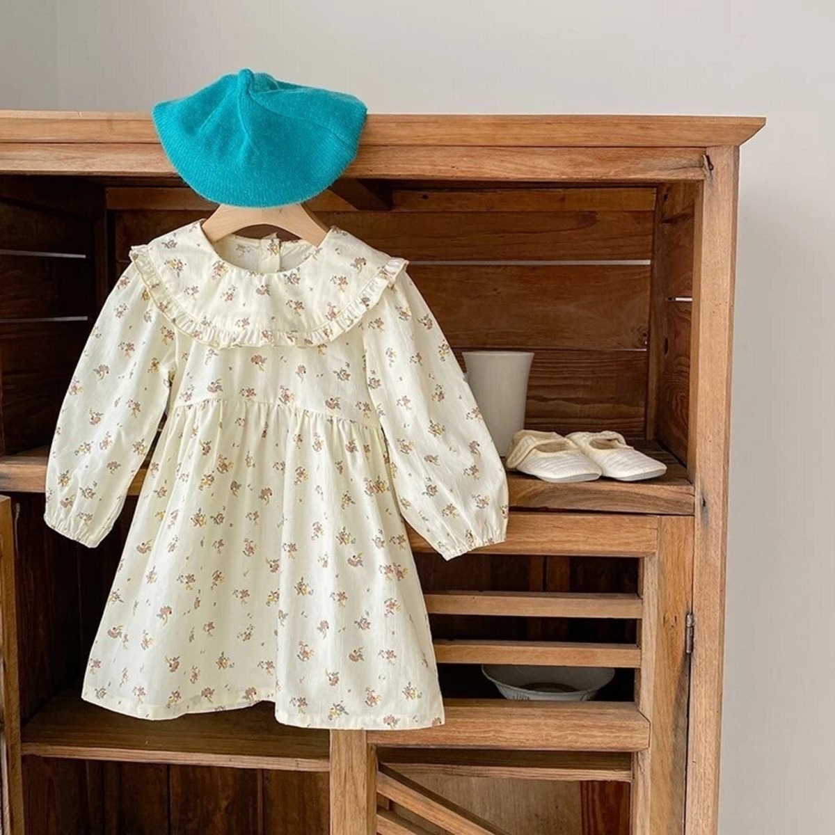 round collar dress【ac0164】 amolucloset