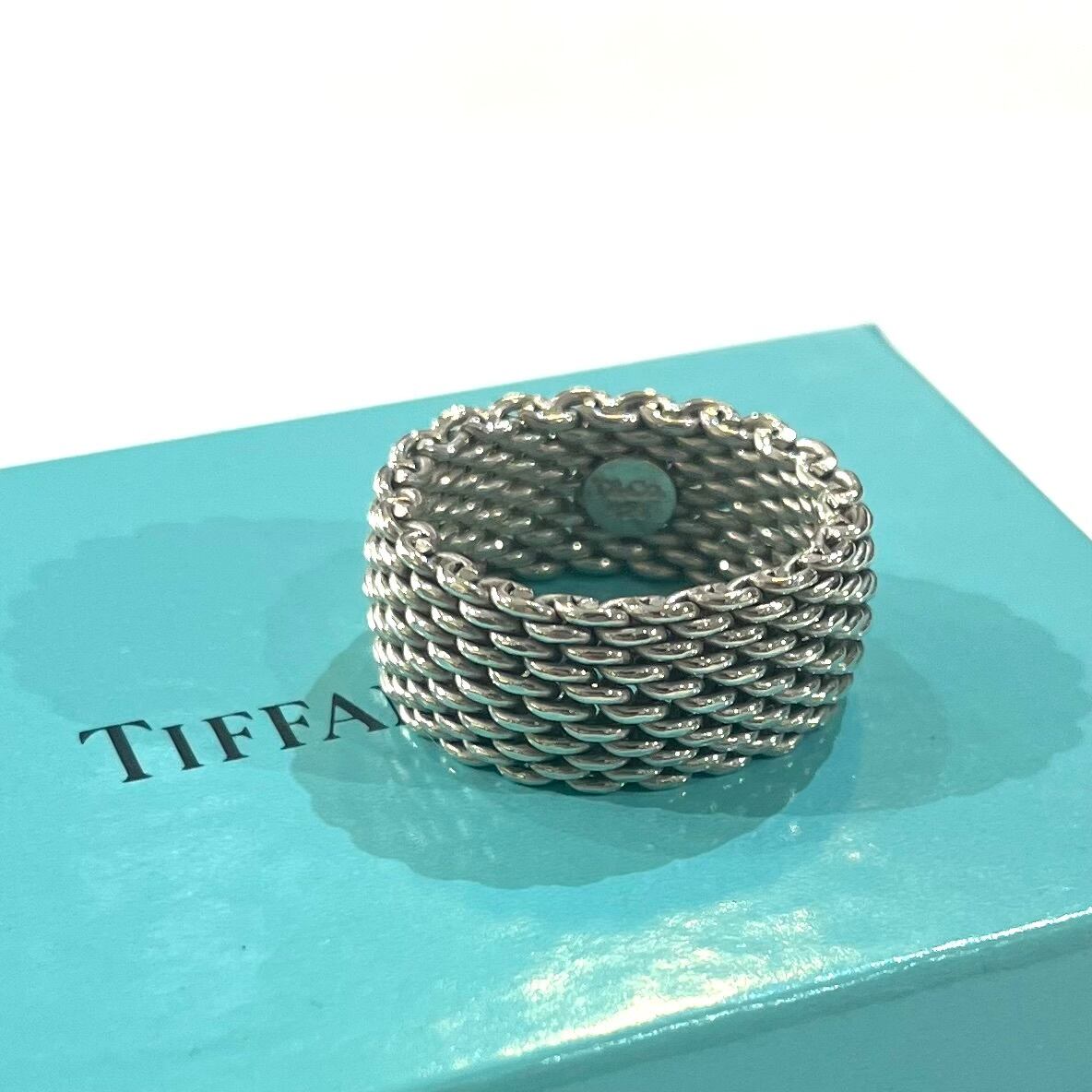 希少【TIFFANY＆CO】2454 【16号】ティファニーサマセットメッシュ
