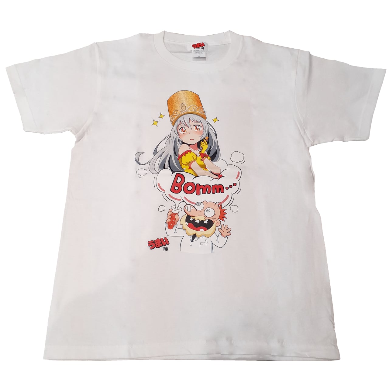 うまみちゃん Tシャツ めんたい ホワイト | うまい棒ショップ
