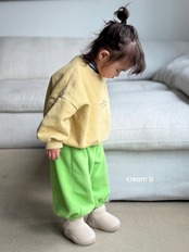 韓国子供服 / 26winter / cream bbang / 裏起毛ショコラトレーナー / キッズ / 冬服 *XXS~XL*