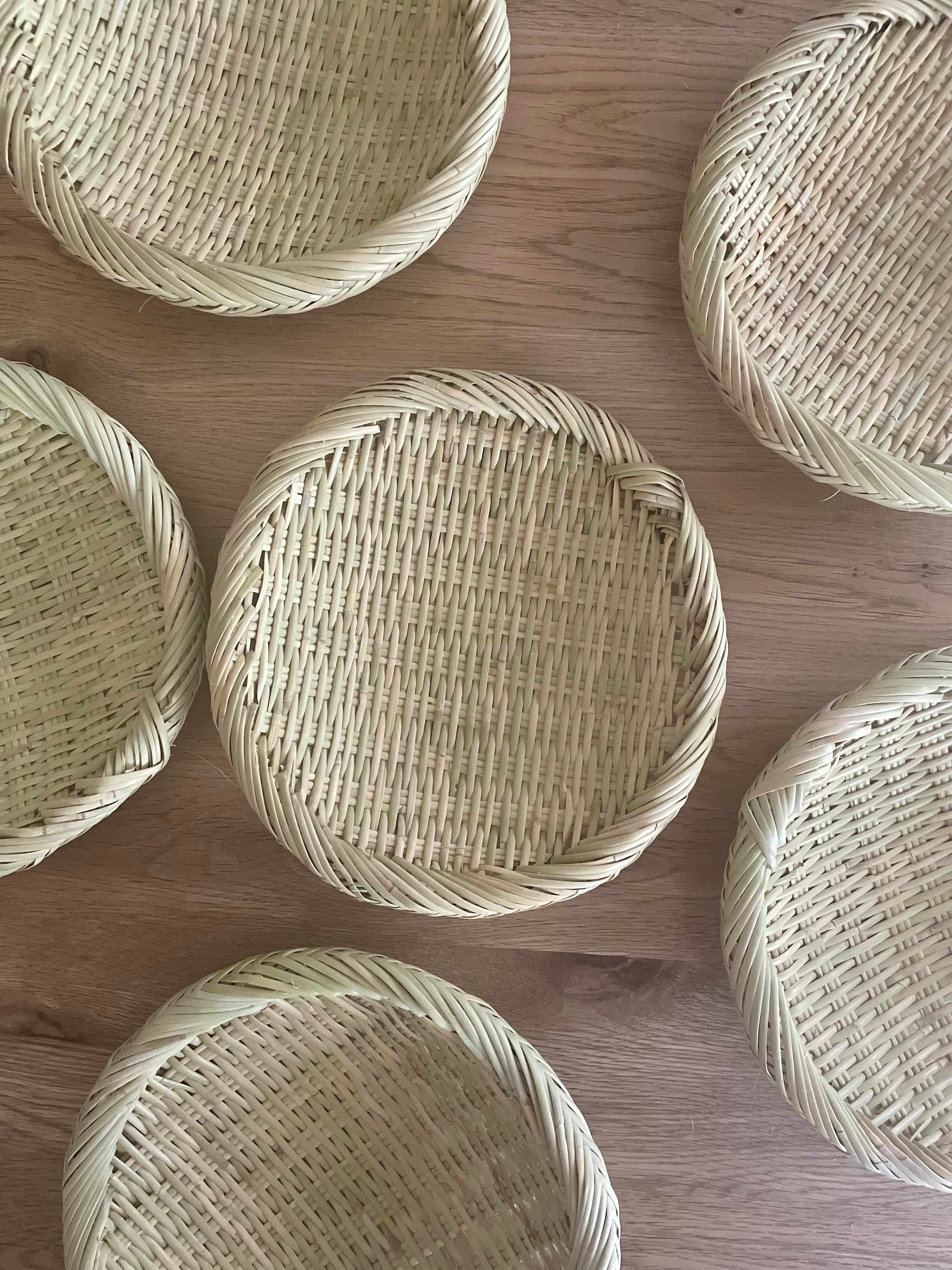 鳥越竹細工 丸ざる 7寸 22cm前後 すず竹／手作り希少品 竹籠 かご ザル