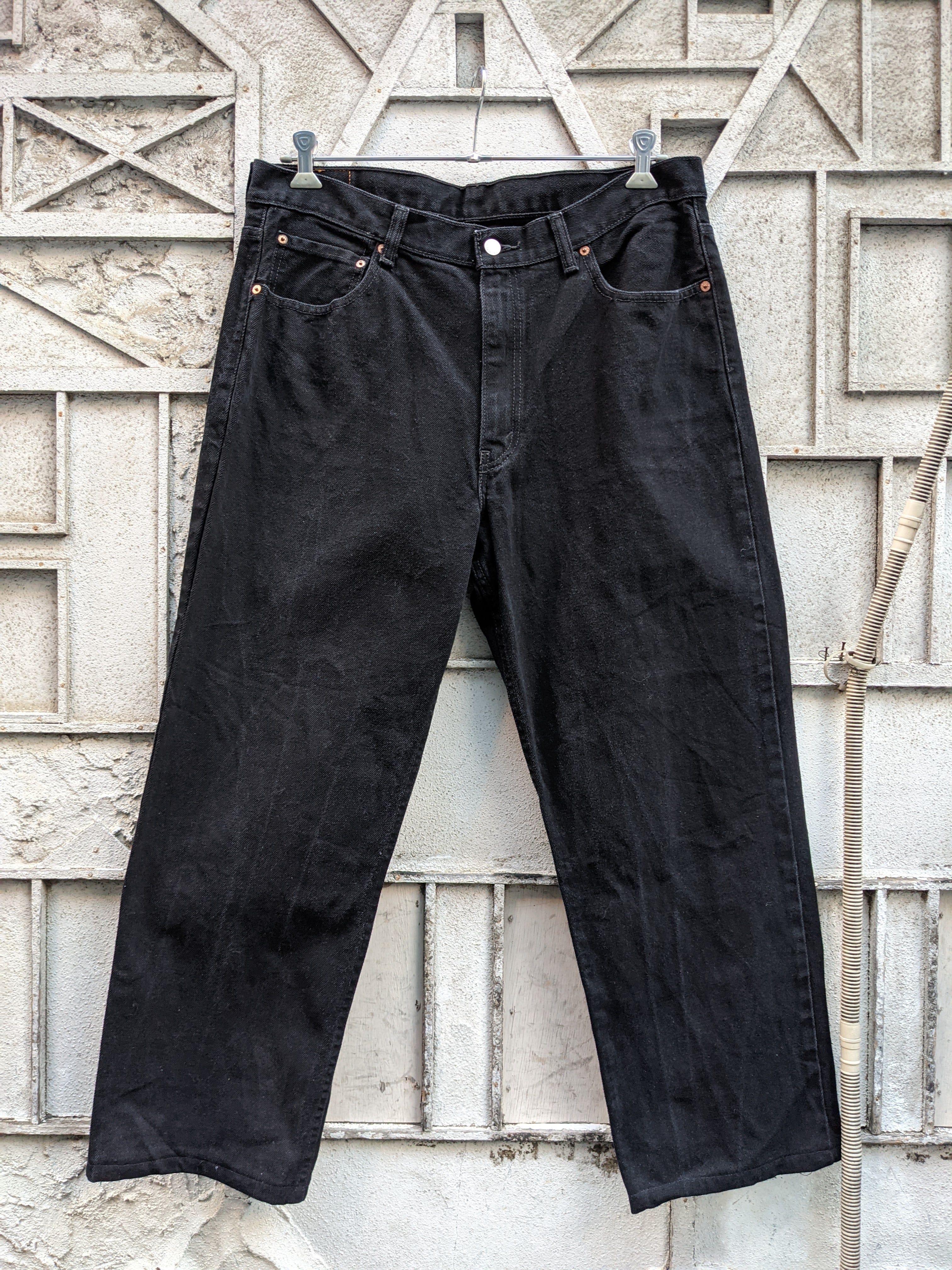 "LEVIS 550" black denim pants