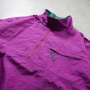 90s LANDS'END Packable Nylon Anorak Jacket XL 古着