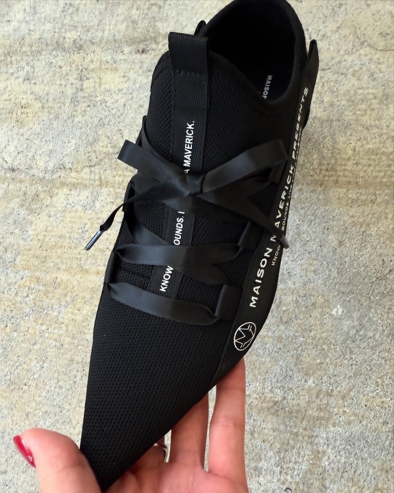 メゾンマヴェリックプレゼンツ  Speed Sneaker Block Heels