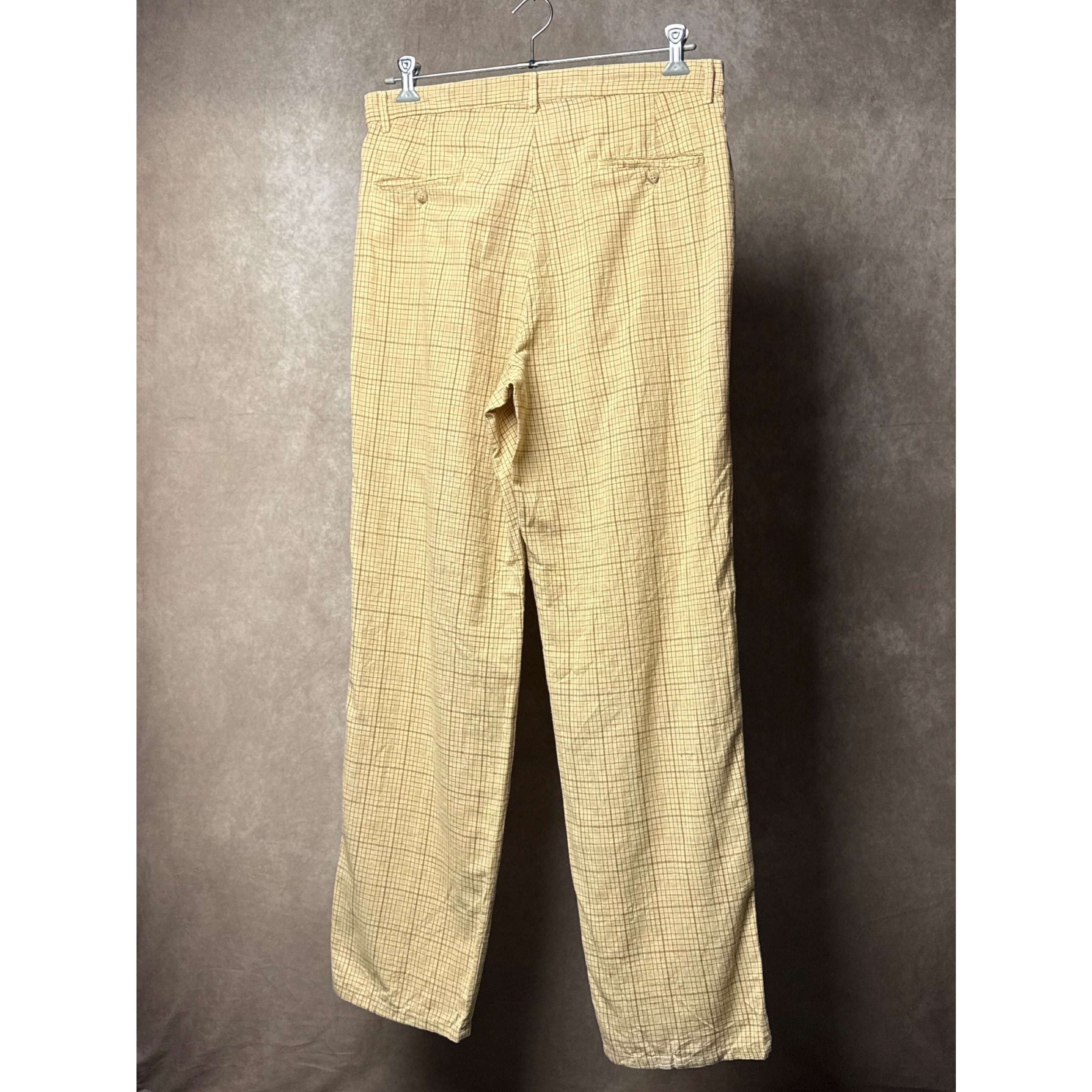 80's~90's Polo by Ralph Lauren Cotton×Linen Slacks InTuck Made in