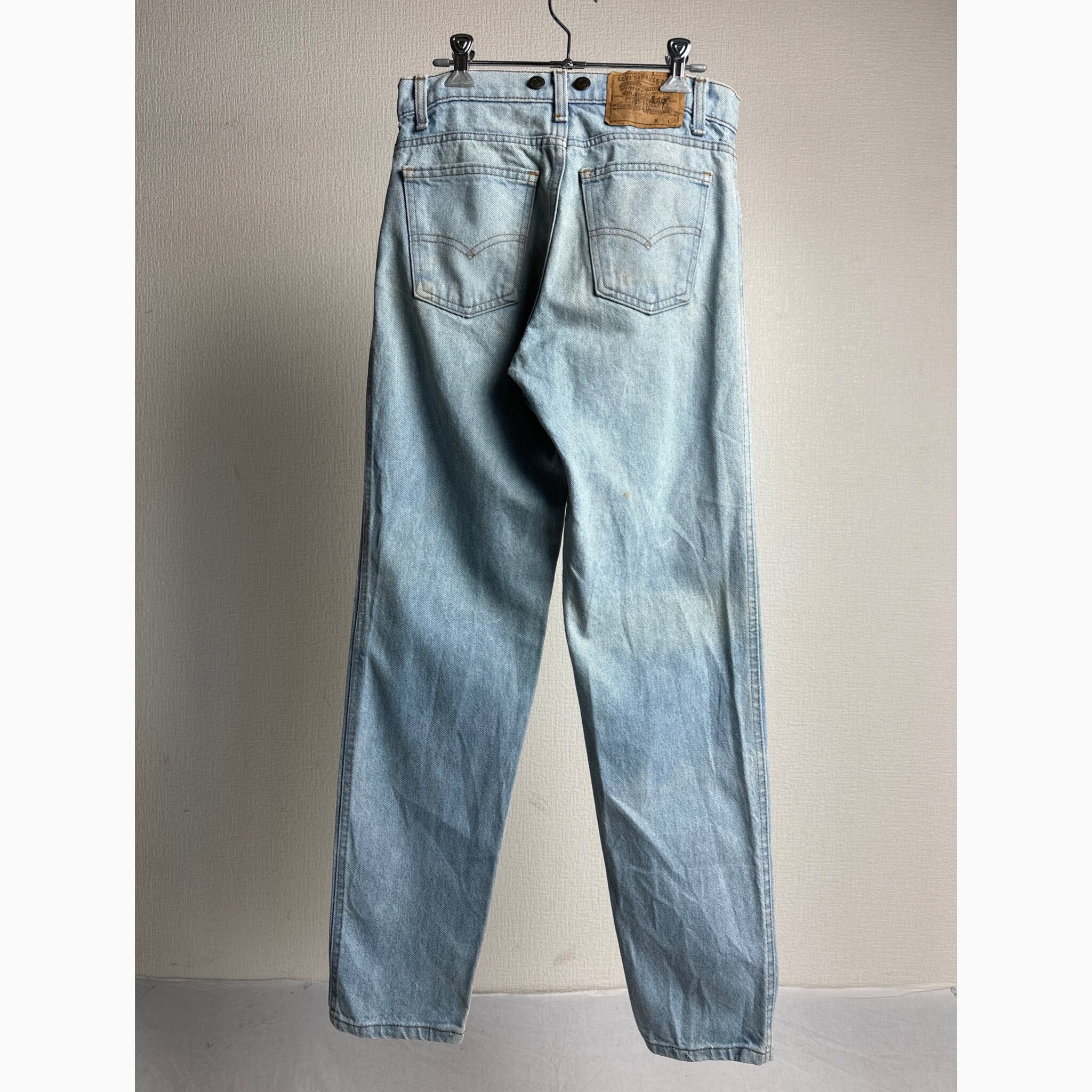 1980's Levi's 40552-0211 Denim Pants W28 L30 サスペンダーボタン付き【0519A88】【送料無料】