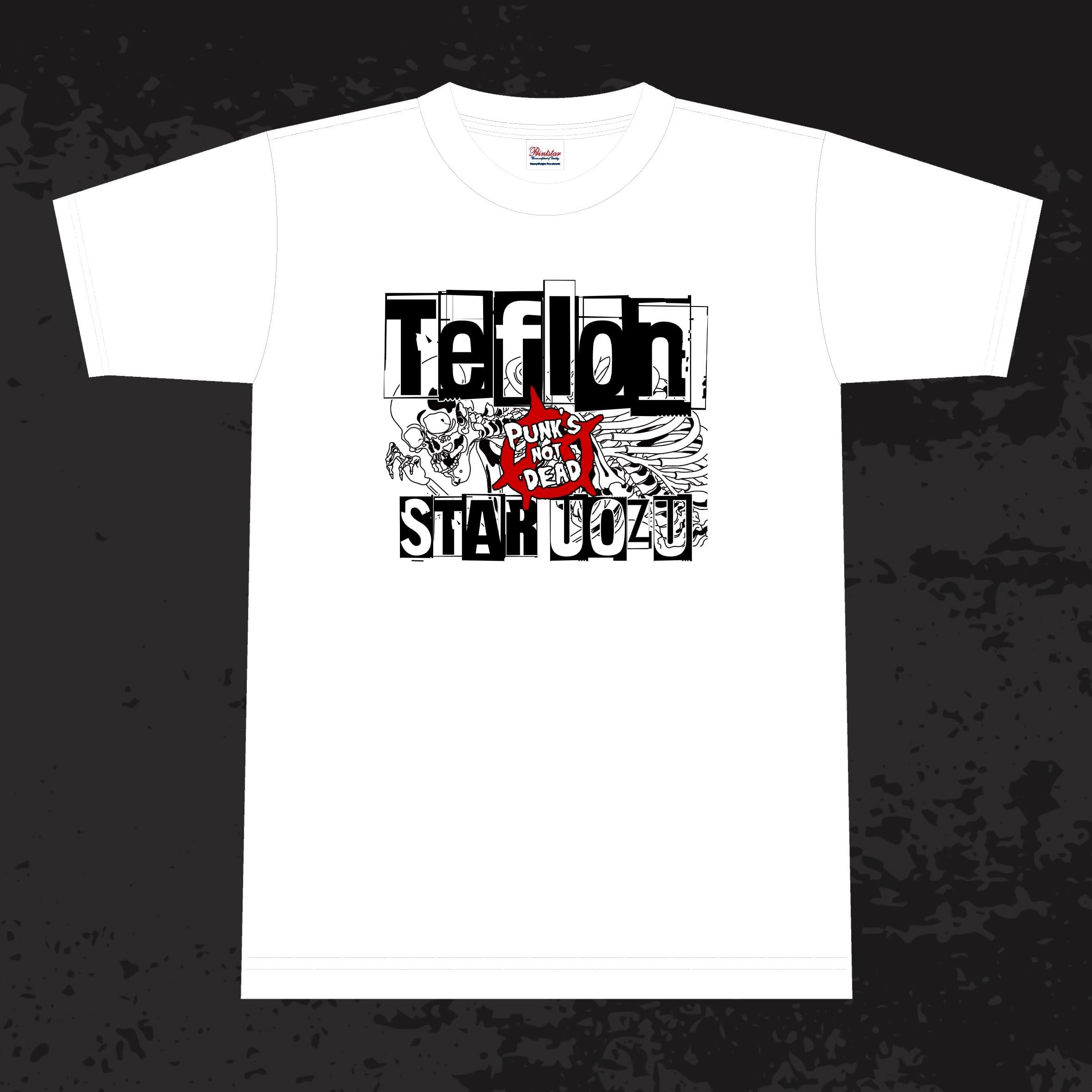 【ex-SNAIL RAMP】Teflon × STAR UOZU Tシャツ【Punk's not dead】