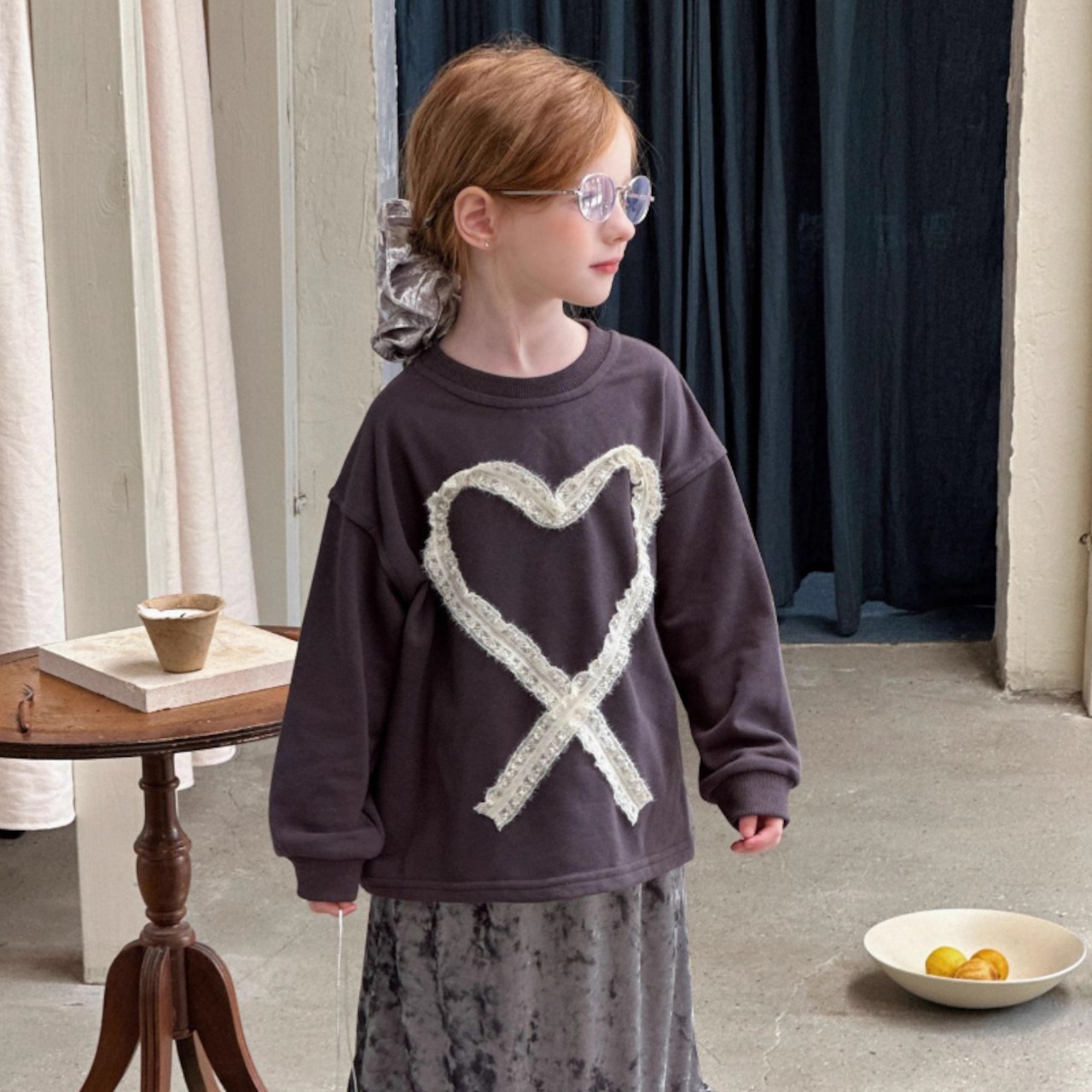 秋レースハートデザイントレーナー