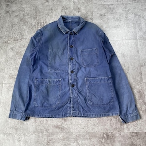 50-60s 襤褸 Vulcain コットンツイル フレンチワークジャケット