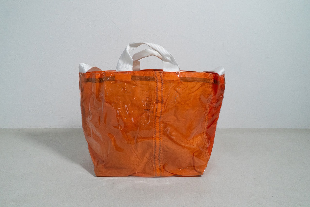 COVERED PARACHUTE SHOULDER BAG Orange/PUEBCO/プエブコ/パラシュートバッグ/バッグ