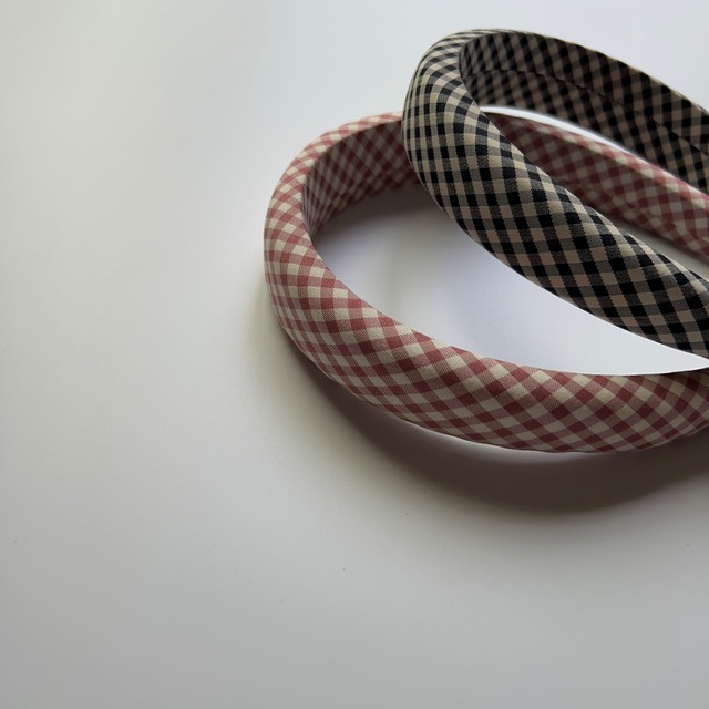 【即納】gingham check katyusha // kosa's select