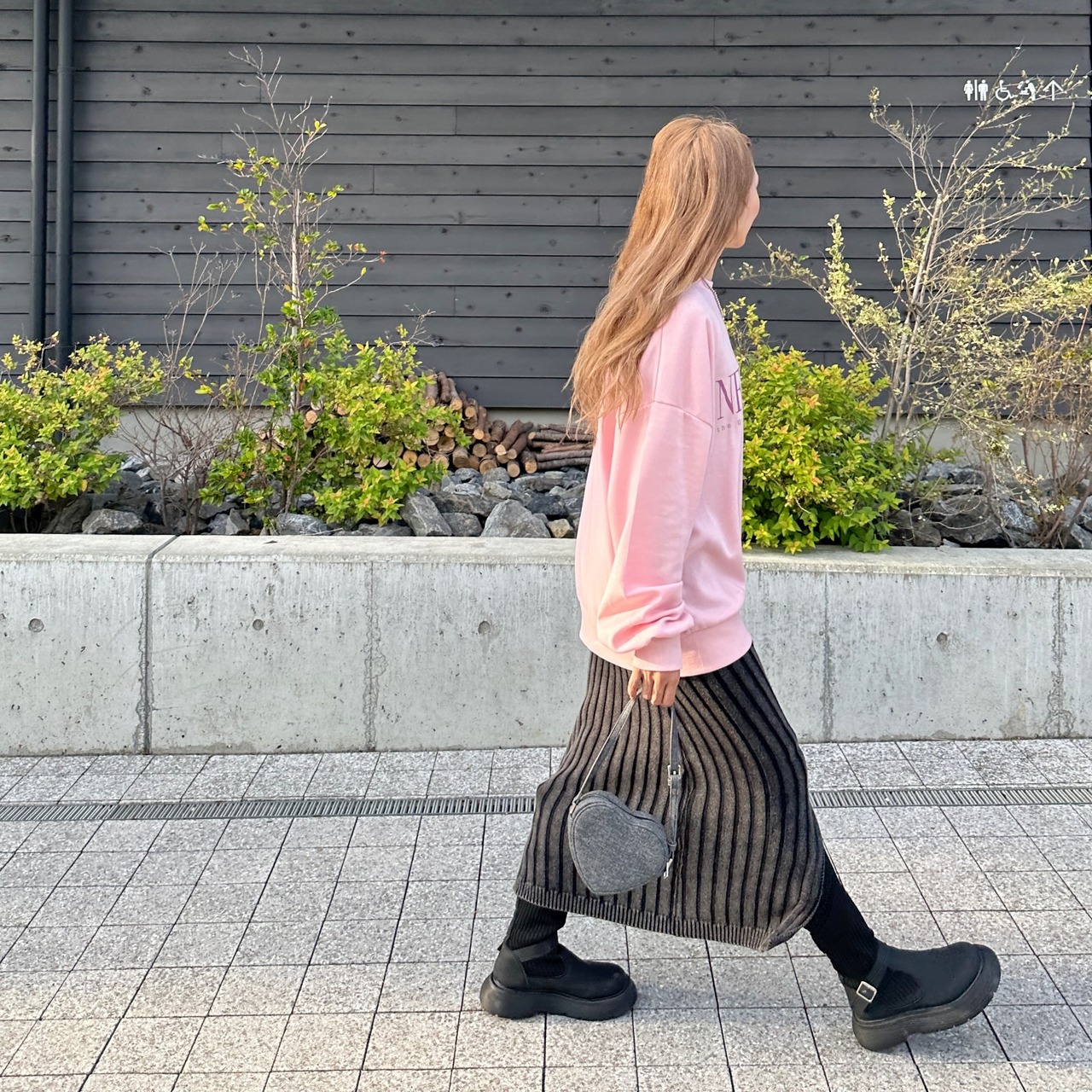 【NEWYORK】logoSW／pink