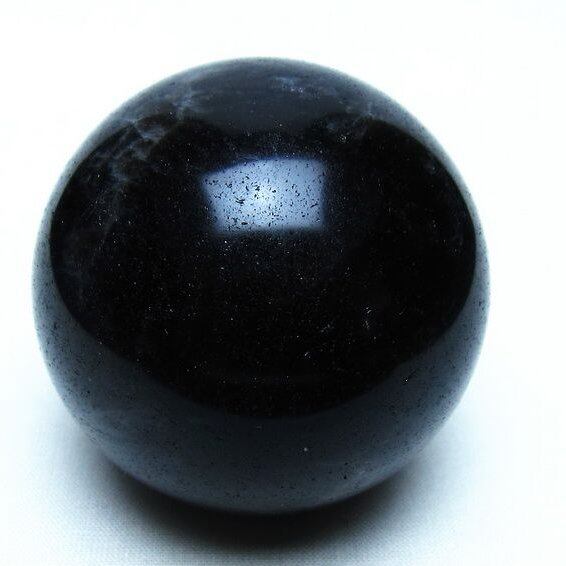 モリオン 黒水晶 丸玉 59mm 一点物 151-9525