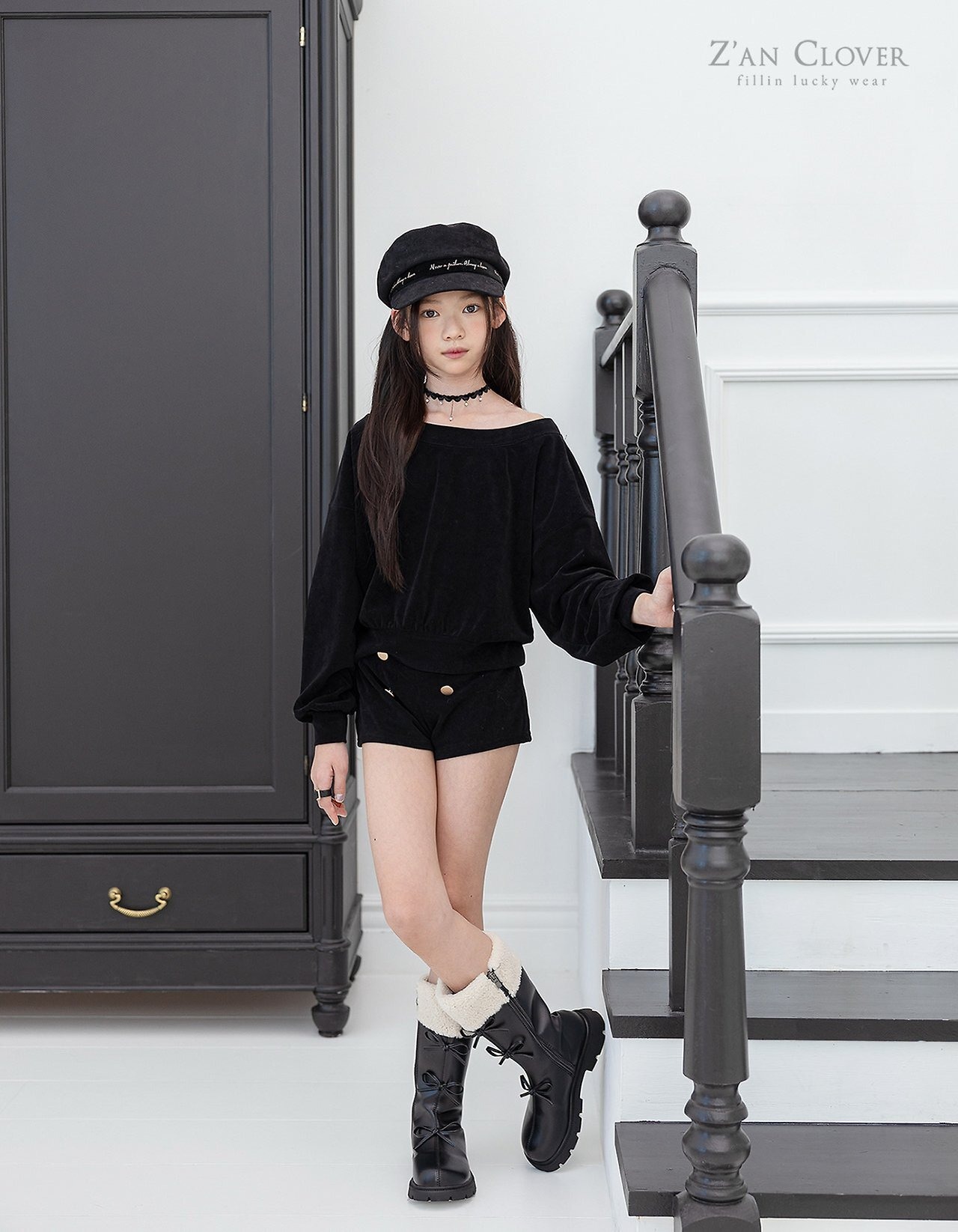 ZAN CLOVER［取寄］soft velour mtm 26winter
