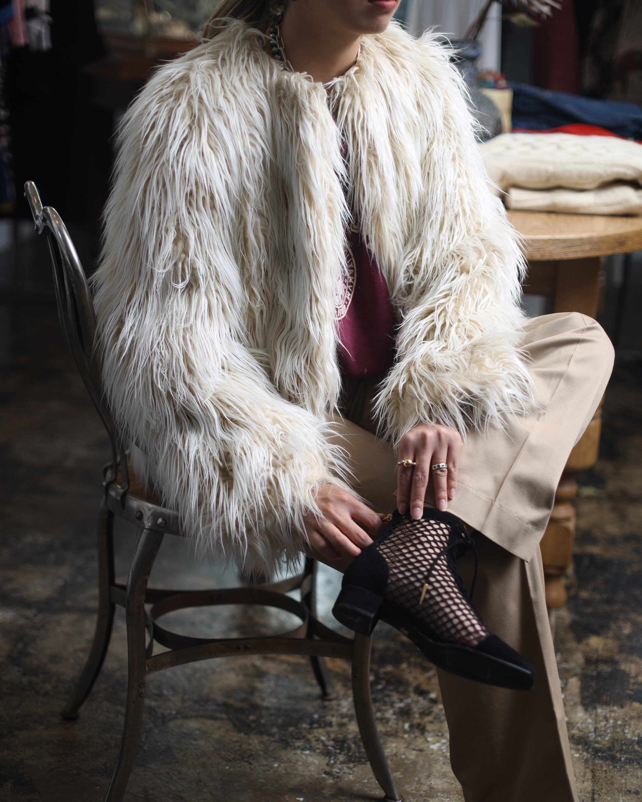 Dries Van Noten / Faux Fur Coat | Witty 