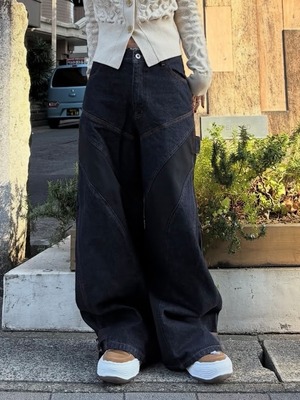 【25AW】FRANGANT フランゴン / Inflated denim pants / デニム