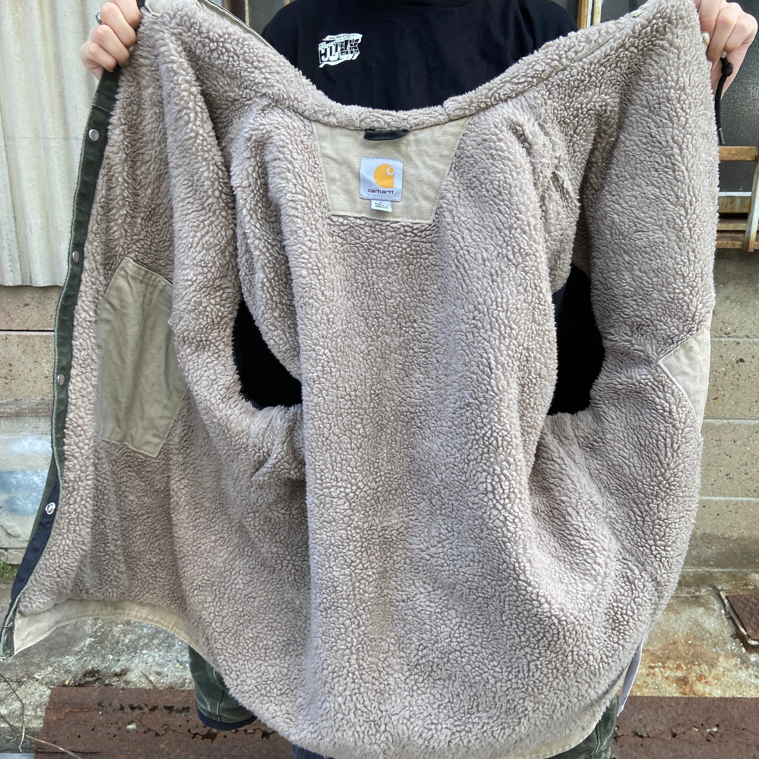 Carhartt カーハート サンドストーン フードジャケット メンズL 古着 