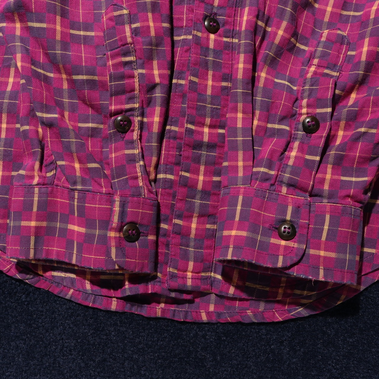 L 90s初期 ポルトガル製 Patagonia L/S Flannel Shirt パタゴニア 長袖 チェック ネルシャツ