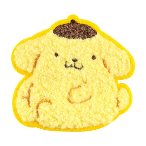 サンリオモコモコししゅうステッカーちょこんとお座り/ポムポム(5257548)