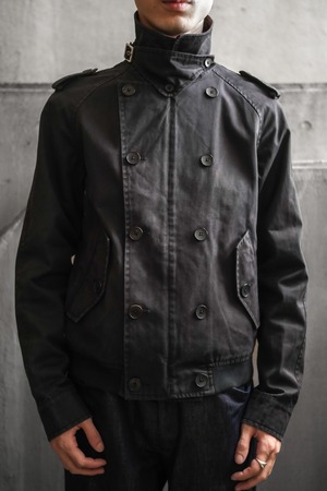 90's "GUCCI" Double Zip-up Trench Jacket (Design by Tom Ford)