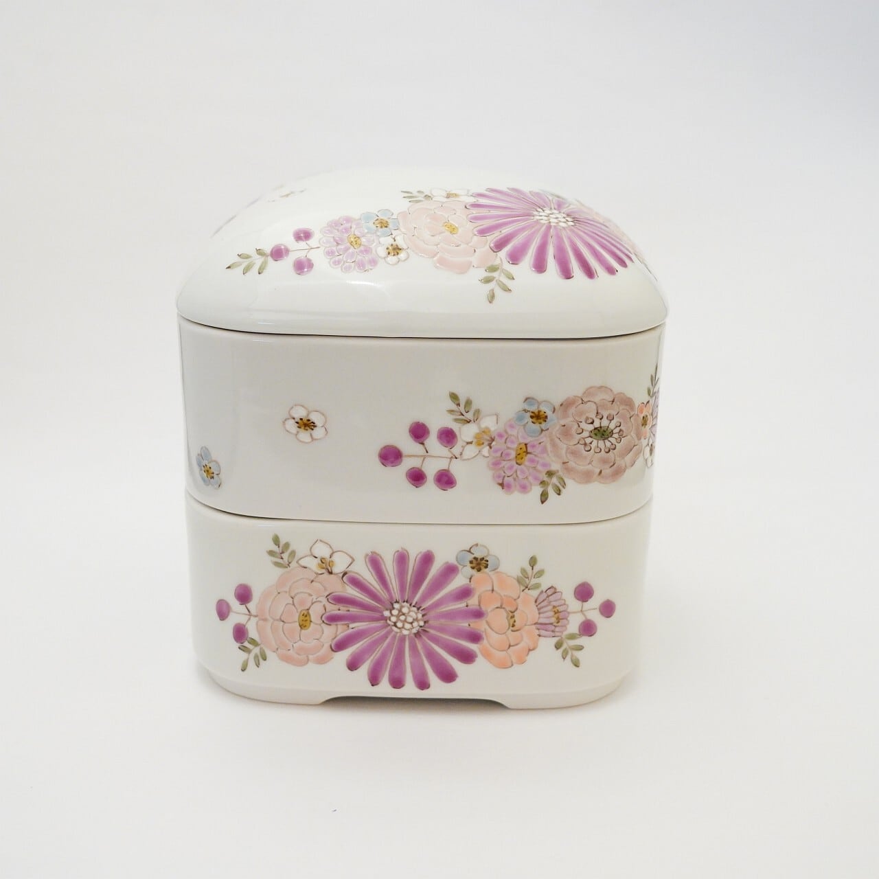 【色絵 遊 小高裕子】二段重 華 1