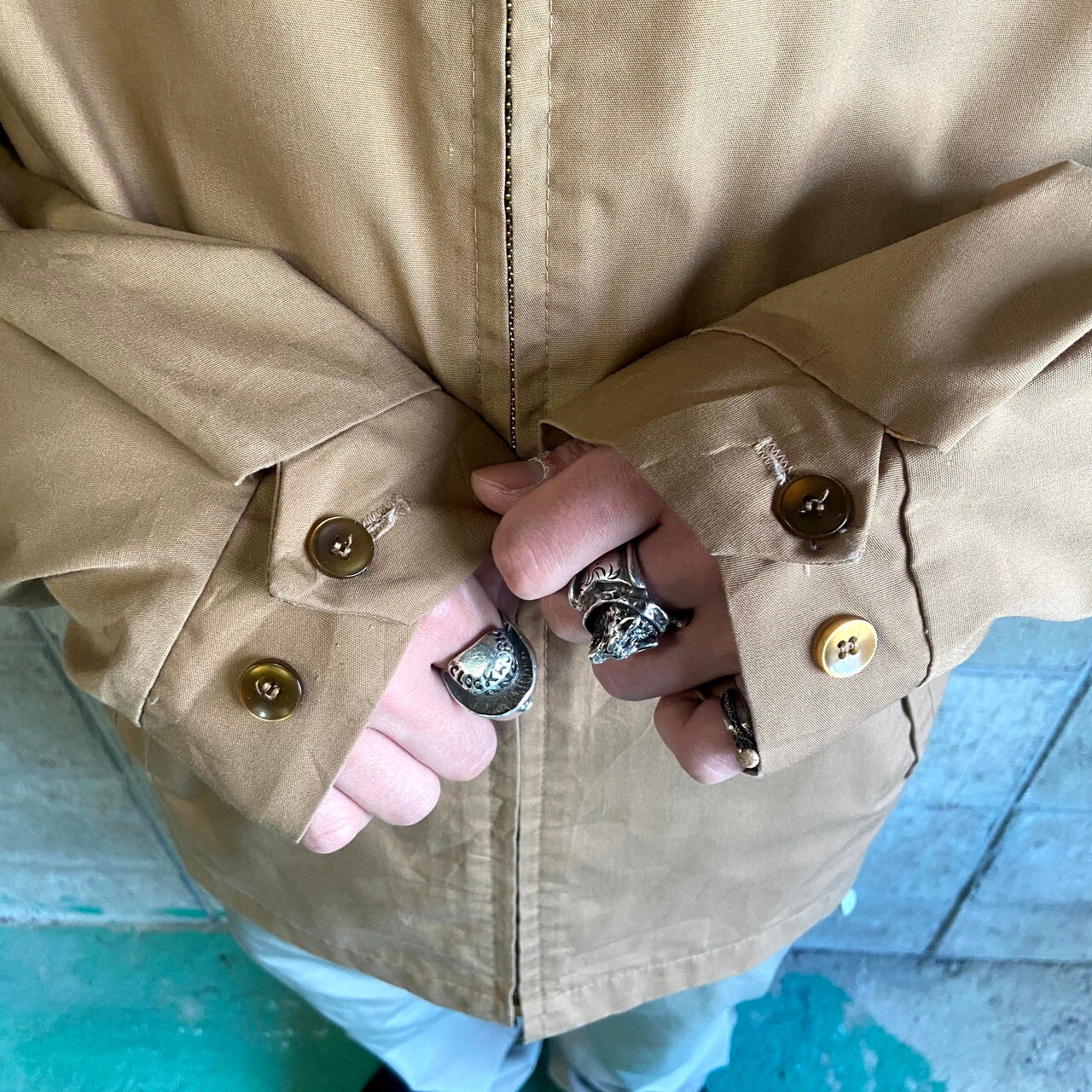 60〜70年代 CAMPUS キャンパス スイングトップ ハリントンジャケット 