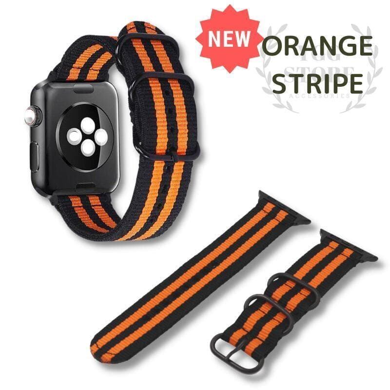 apple watch NATO軍 ミリタリー バンド ベルト ナイロン メンズ