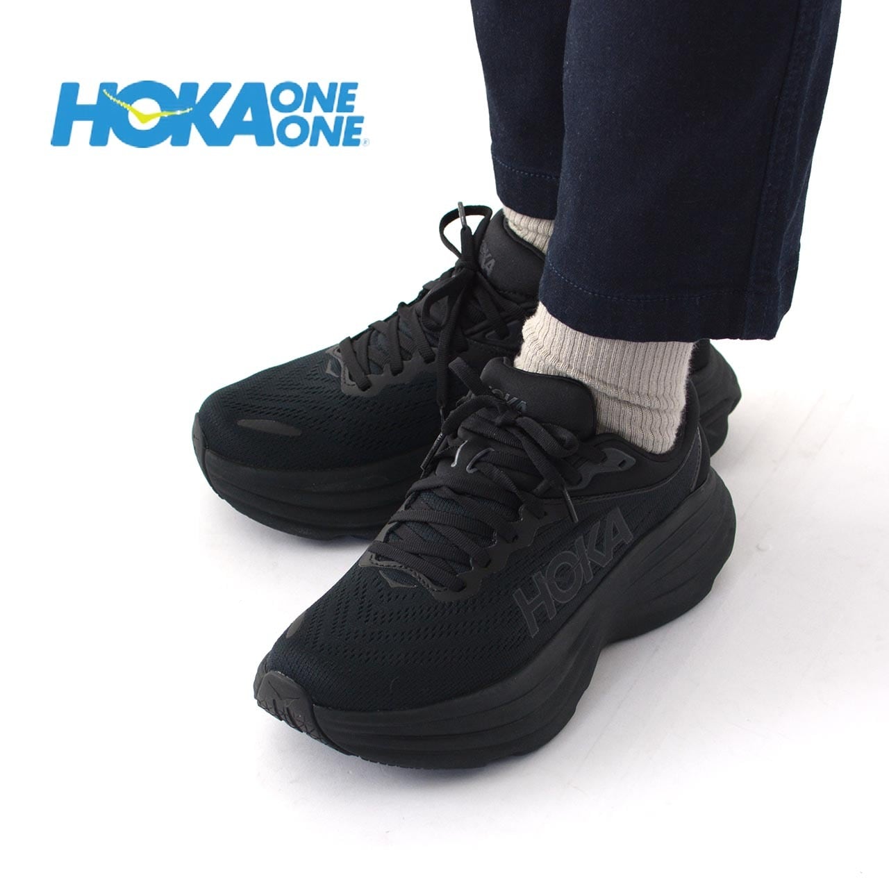 ホカ オネオネ HOKA ONEONE Bondi 8 1127952 BBLC - スニーカー