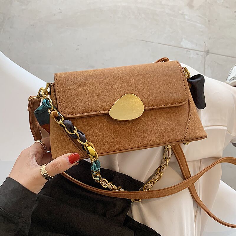 レトロフロストバッグレディースバッグ2020新しい流行のファッションワイルドネットレッドメッセンジャーバッグショルダー脇の下バッグバゲット Tiancai_Wing_Bag17873712973