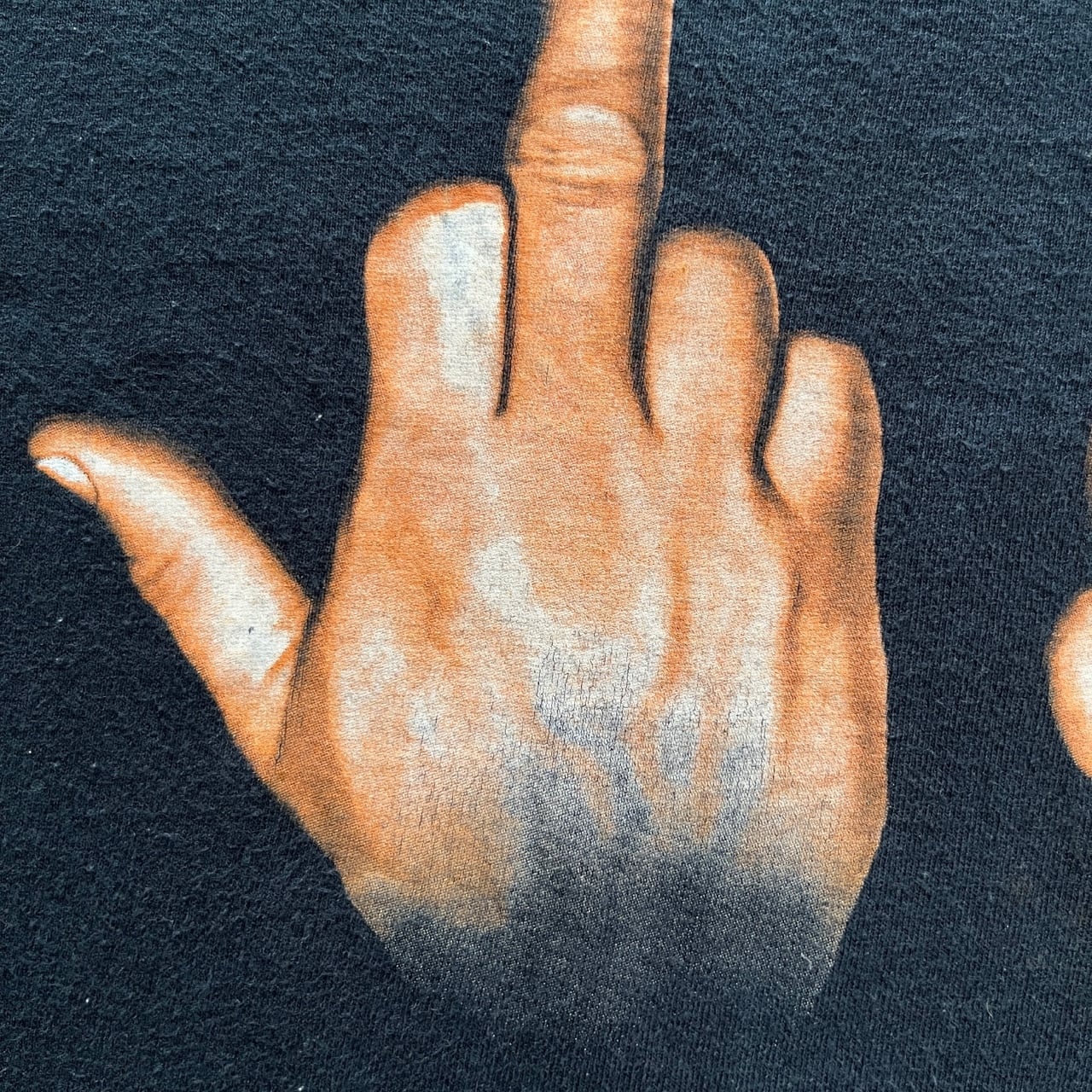 Vintage Y2K Fuck You Hand Sign Tee | Vintage High Line
