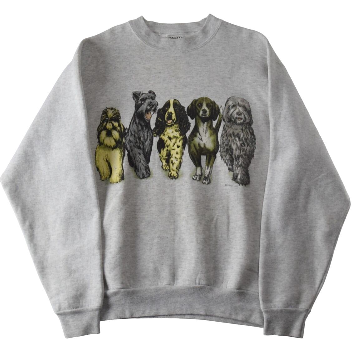 's "ONEITA" Vintage Both Side Animal Print Sweatshirt Made In