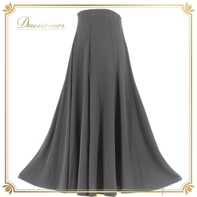 社交ダンス 衣装 スタンダード スカート レッスンウェア レディース 練習着 黒 JOAN ブラック系 フォーマル 無地 シンプル 上品 気品 ウエストゴム 伸縮性 ポリエステル ポリウレタン アーバンブラック 着回し 洗練された スポーティー