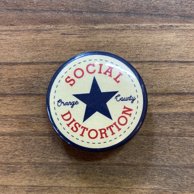 Social Distortion Orange County Button Badge