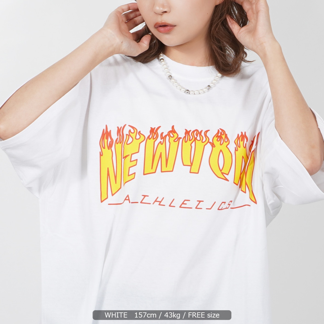 \SALE/◆Fire New York スーパービッグTシャツ◆kr-22044
