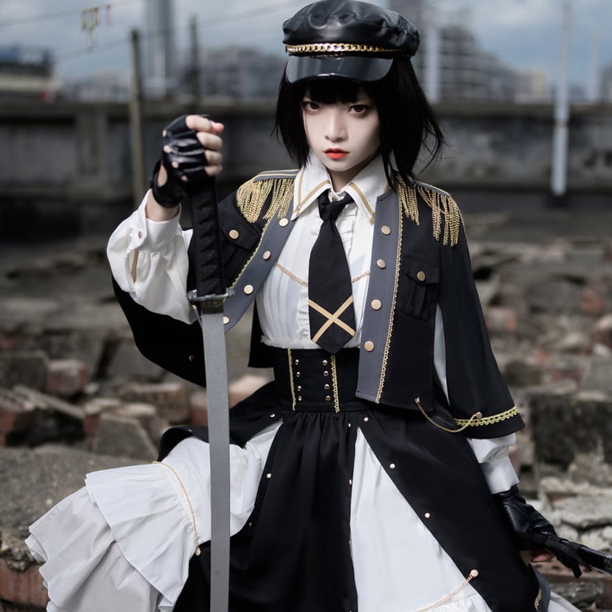 SALE人気SALE】 刀剣乱舞 風 加州清光 コスチューム フルセット 和風軍服 コスプレ衣装サイズLの通販 by lead4285's  shop｜ラクマ