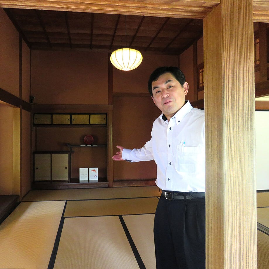 村上木彫堆朱 ぐい呑み ボタン唐草 | kendenten けんでんてん