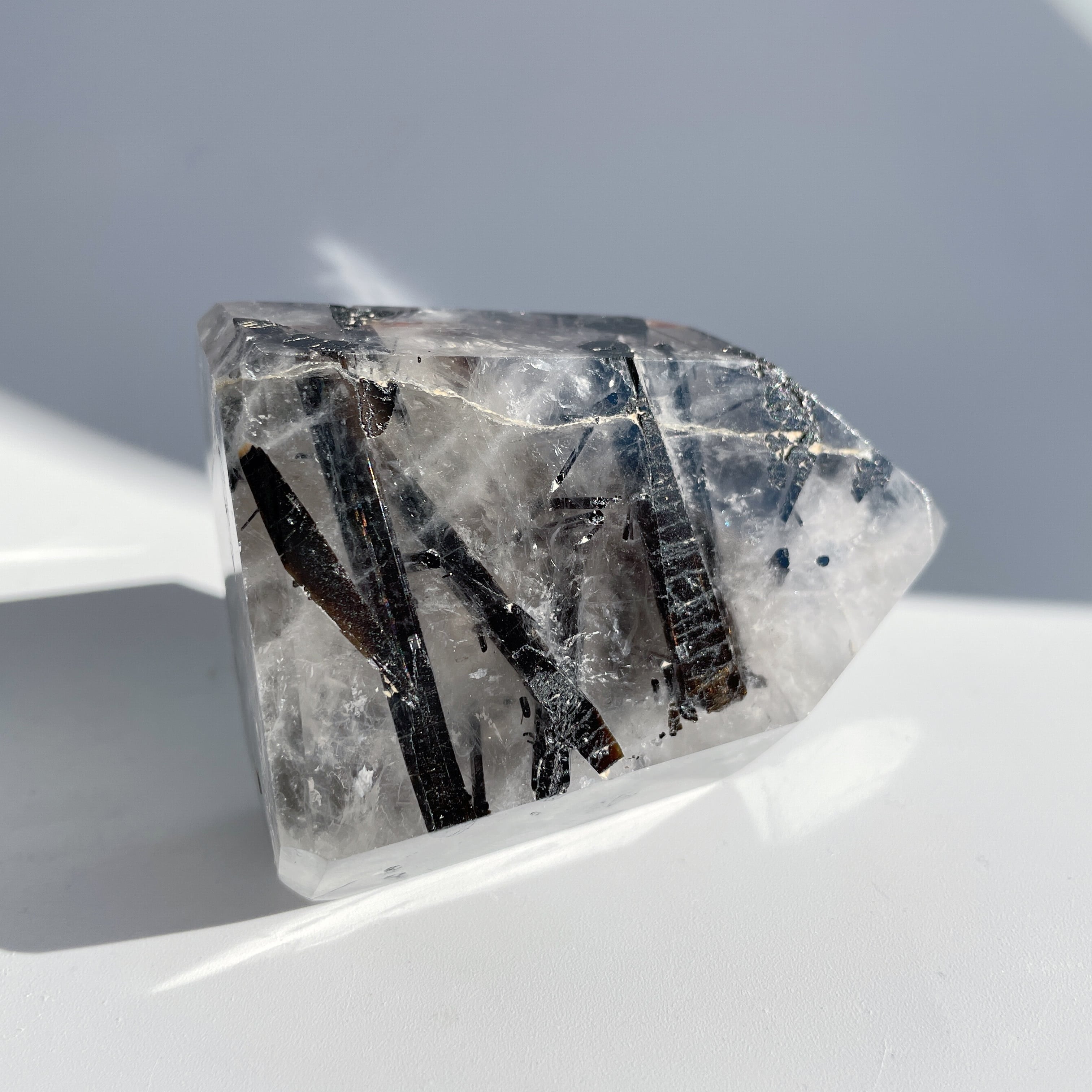 ブラックトルマリンインクォーツ タワー02◇Black Tourmaline◇天然石