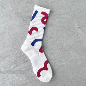 FAKUI / 【23-26cm】pattern sports socks FK-247